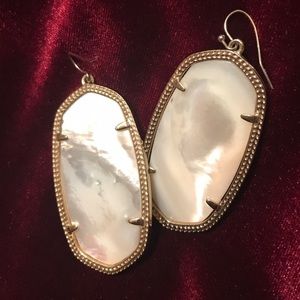 Mother of Pearl Kendra Scott Earrings